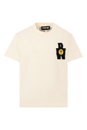 tshirt in cotone avorio BARROW KIDS | F5BKJUTH083013
